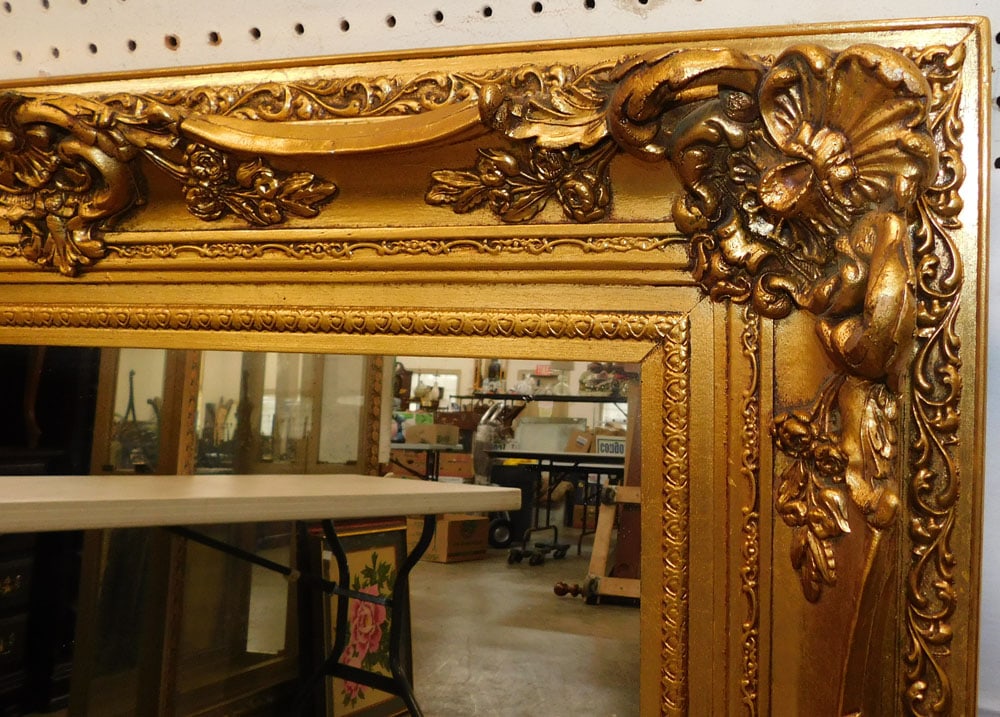 Ornate Gilded Frame Mirror - 2