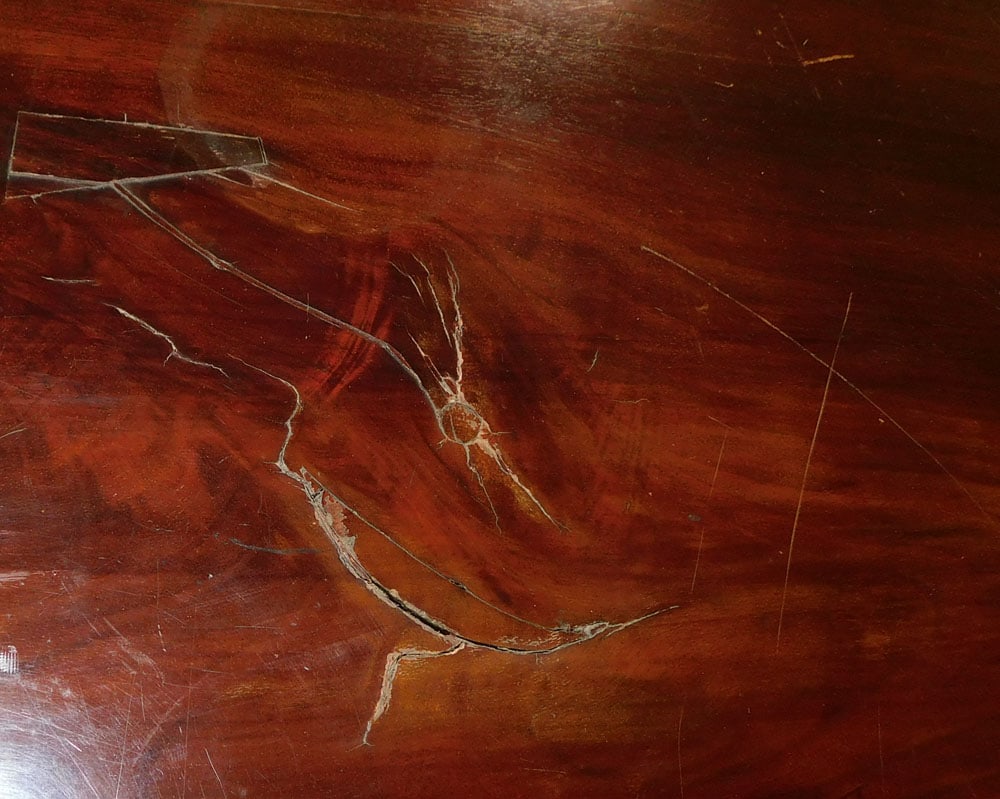 19th Century Walnut Stretcher Base Drop Leaf Table - 4