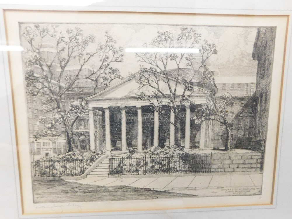 Two Framed Black & White Engravings Pencil Signed & Numbered - 3