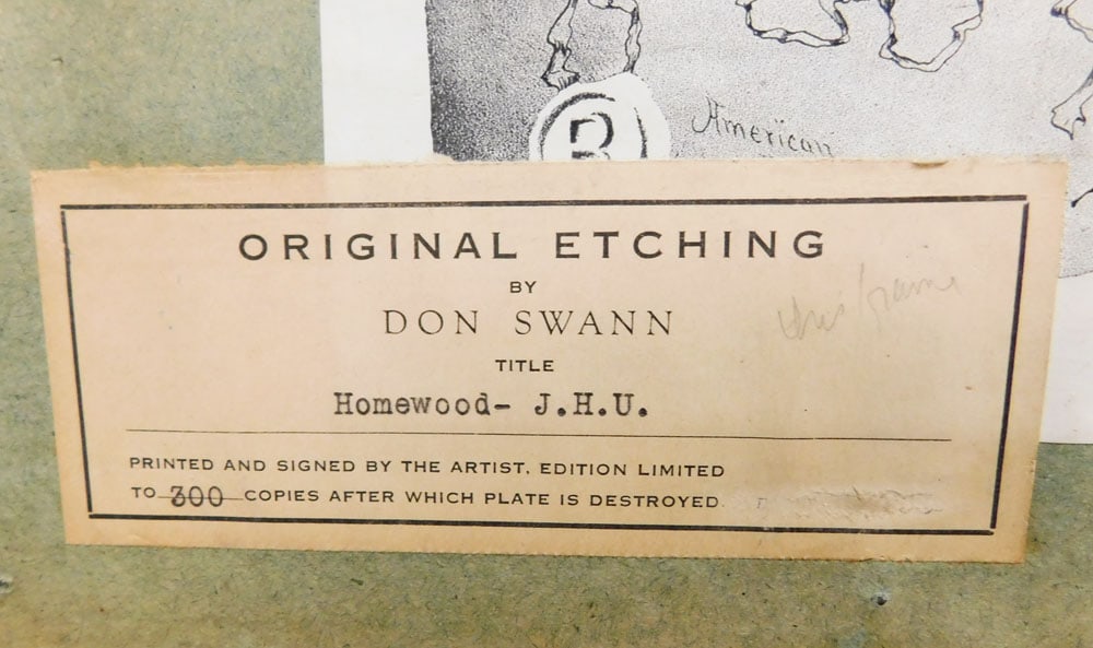 Two Framed Black & White Engravings Pencil Signed & Numbered - 5