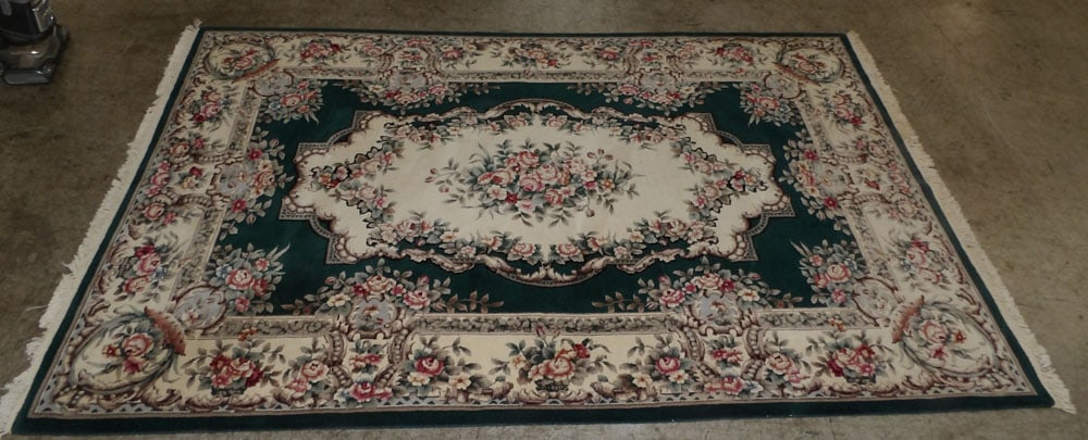 5' 9" x 8' 9" Hand Made Oriental Rug (1 of 6)