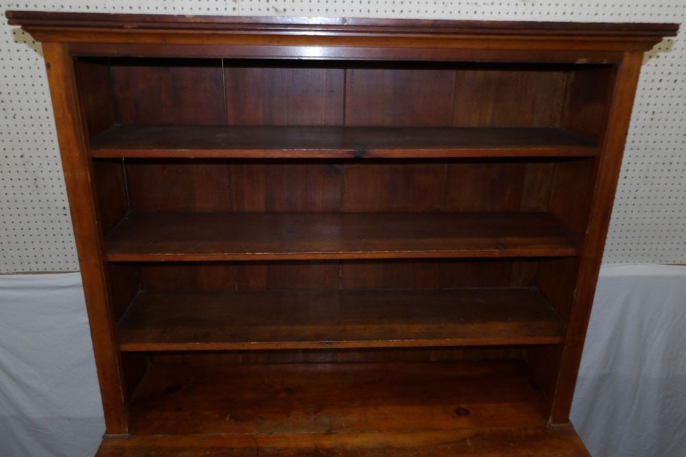 19th Century Walnut Two Piece Step Back Cupboard - 2