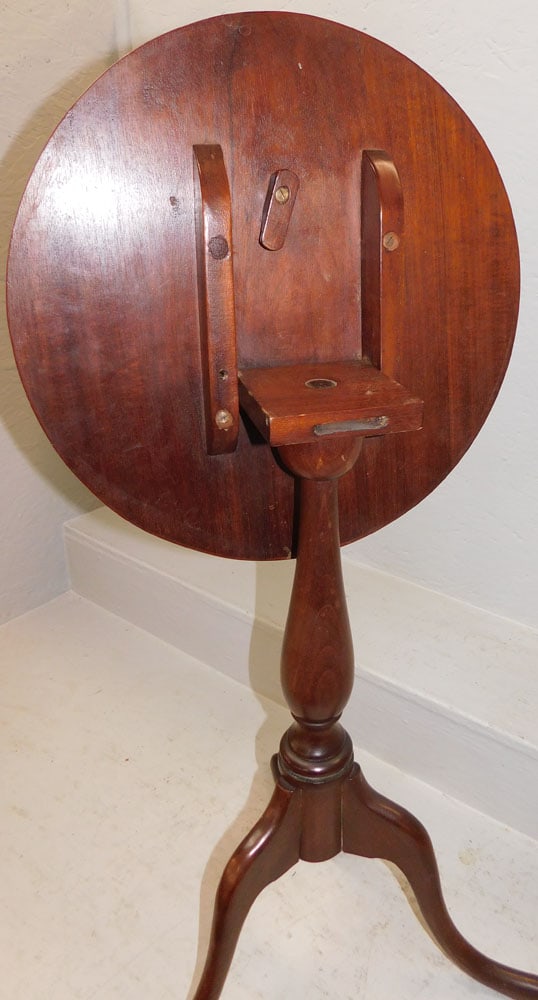 Antique Walnut Tilt Top Candlestand - 3