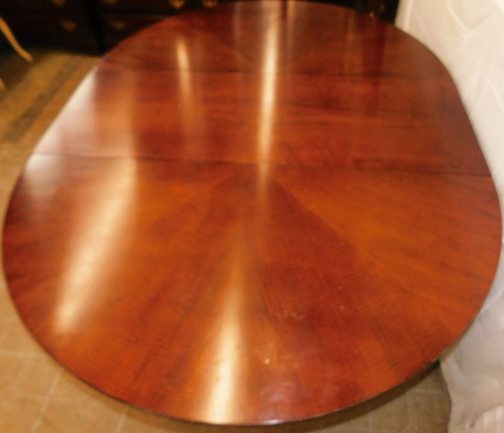 Cherry Oval Dining Table with One Leaf by Ethan Allen - 5