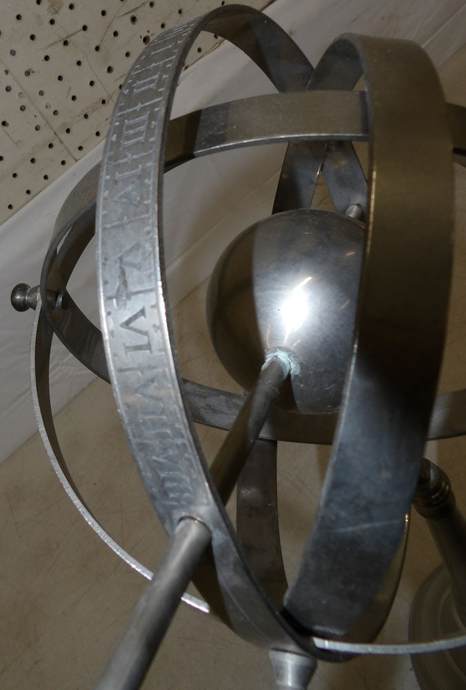 Decorative Pewter Armilliary Sphere - 4