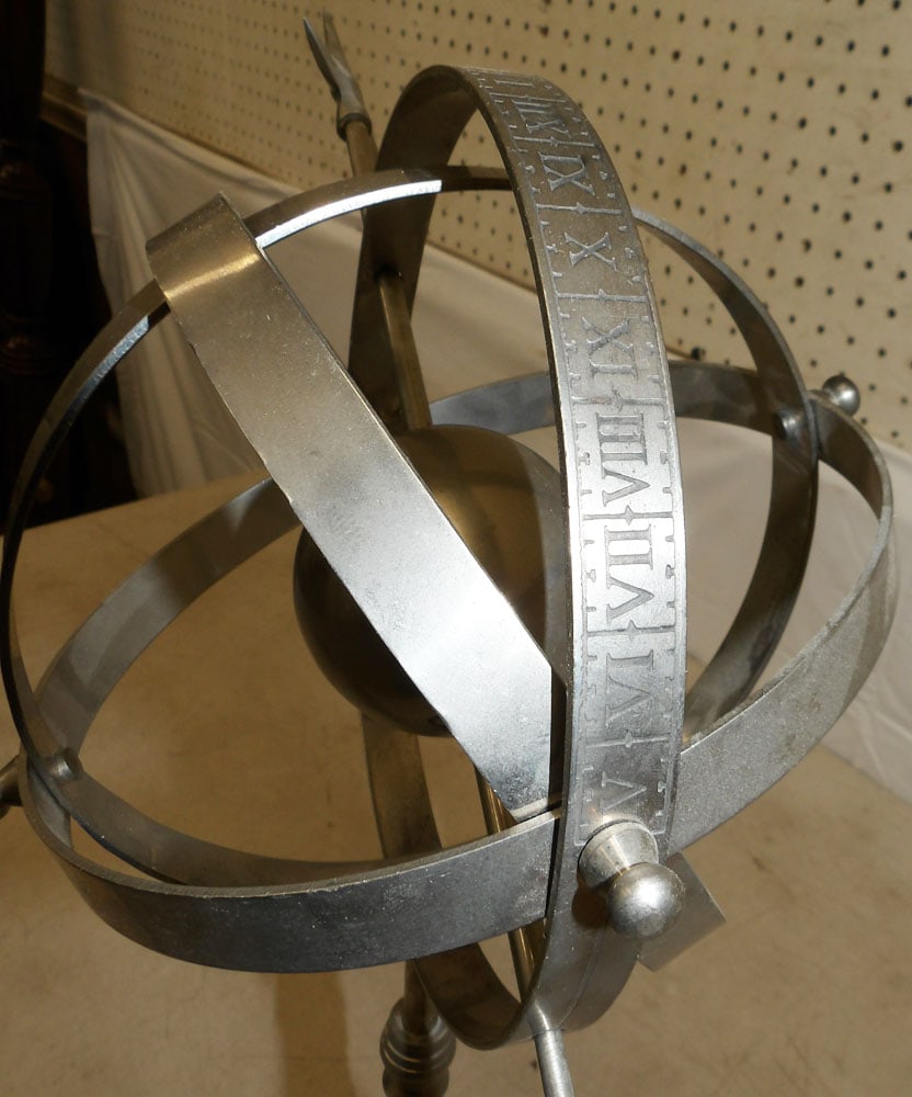 Decorative Pewter Armilliary Sphere - 5