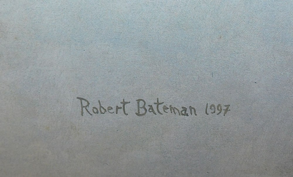 Large Bison Print in Chestnut Frame - 3