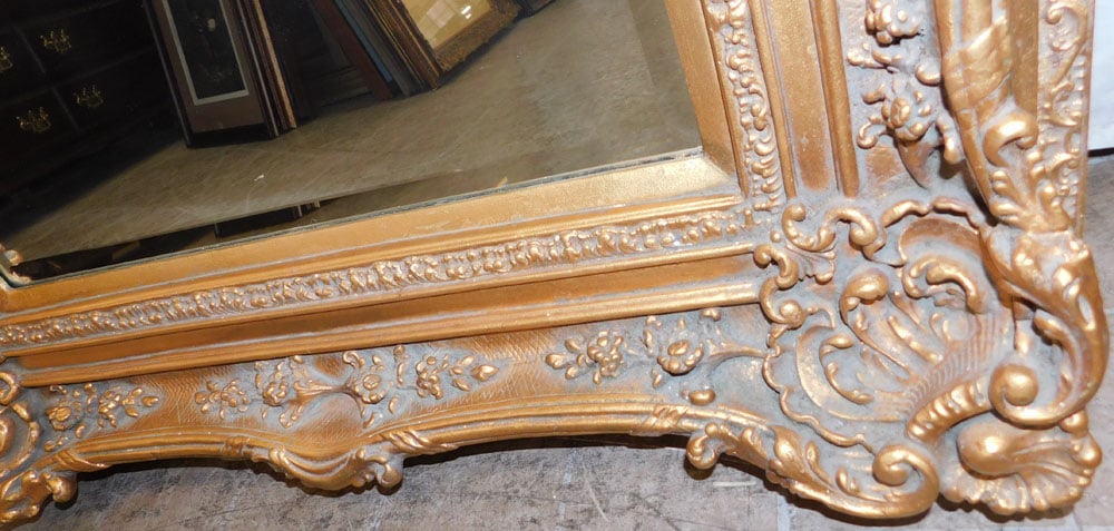 Ornate Gilded Frame Bevel Edge Mirror - 4