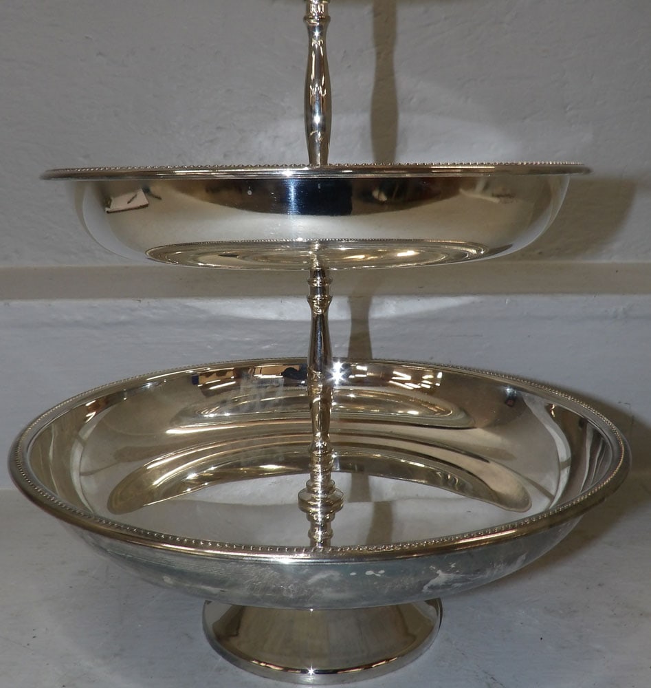 Silverplated Four Tier Epergne - 2