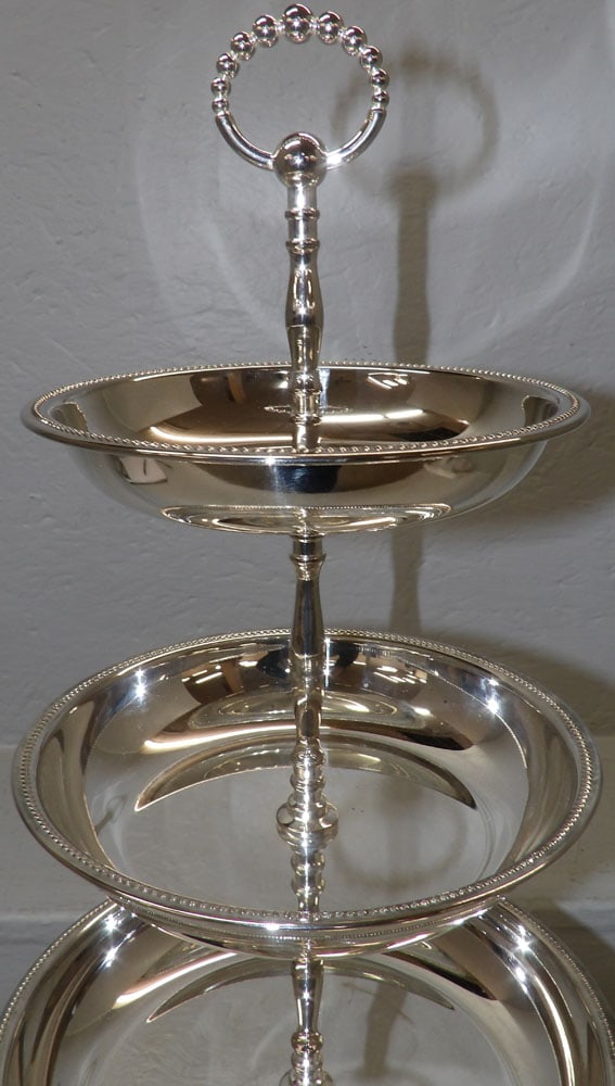 Silverplated Four Tier Epergne - 3
