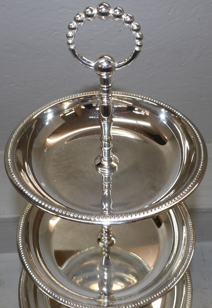 Silverplated Four Tier Epergne - 4