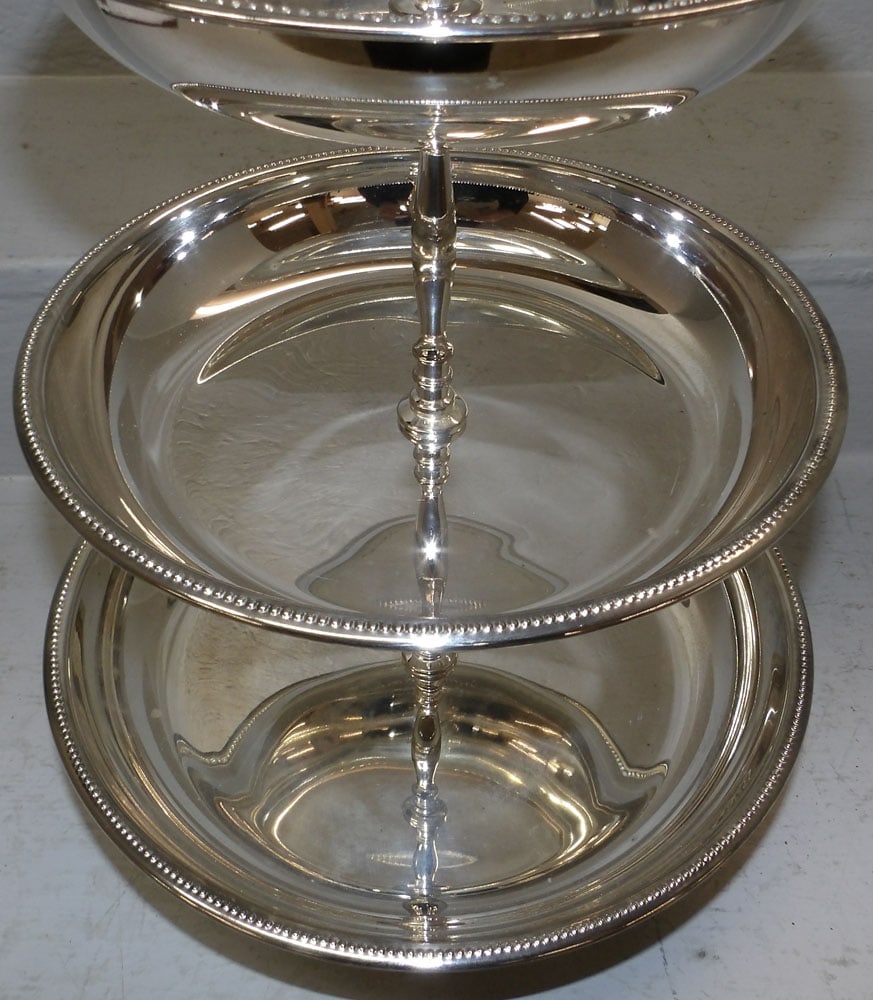 Silverplated Four Tier Epergne - 5