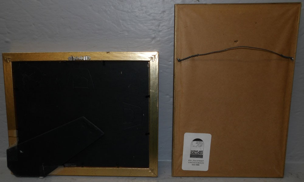 Two Framed Watercolors - 5