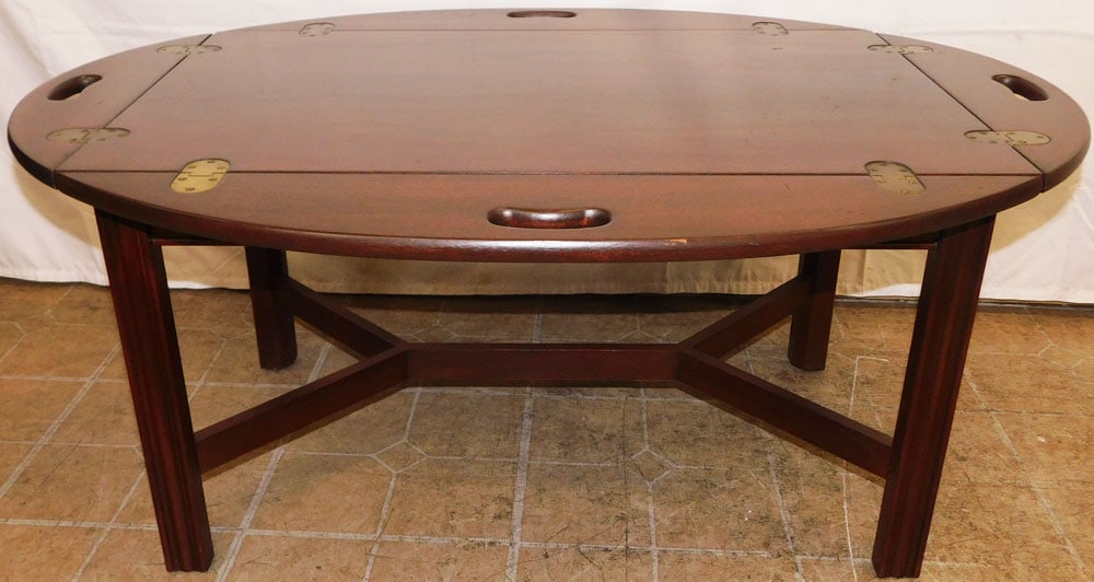 Mahogany Butlers Tray Top Coffee Table (1 of 3)