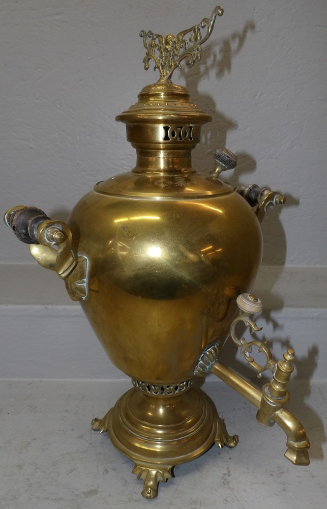 Antique Brass Samovar (1 of 6)