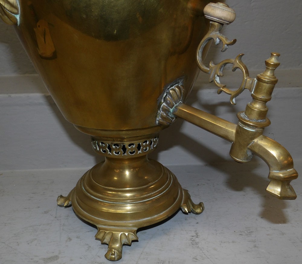 Antique Brass Samovar - 3