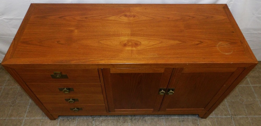 Oriental Teak Wood Server - 2