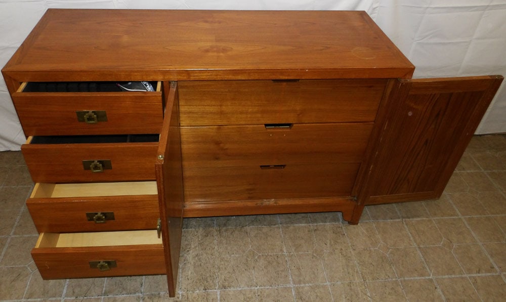 Oriental Teak Wood Server - 3