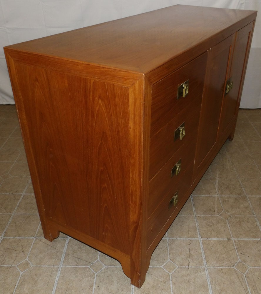 Oriental Teak Wood Server - 7