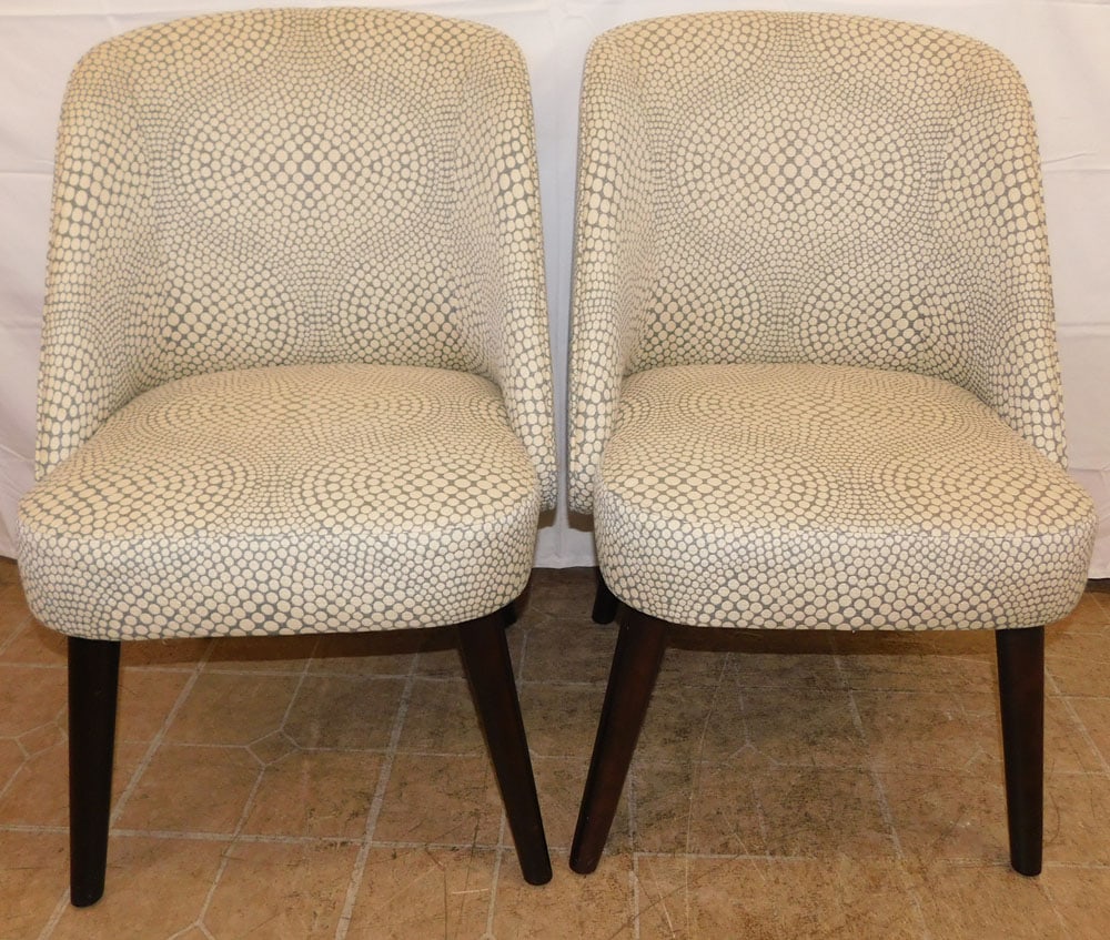 Pair of Modern Upholstered Chairs (1 of 6)
