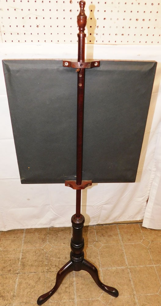 Mahogany & Needlepoint Firescreen - 5