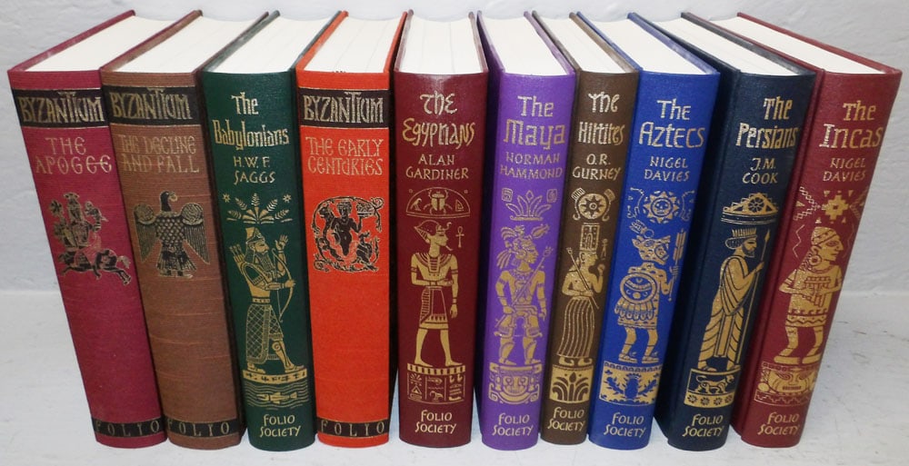 Ten Volumes from London Folio Society: Ten Volumes from London Folio Society . 10" x 7" ALL DESCRIPTIONS AND ANY CONDITION STATEMENT GIVEN BY LANGSTON AUCTION GALLERY ARE STRICTLY OPINIONS AND LANGSTON'S SHALL HAVE NO RESPONSIBILITY FOR