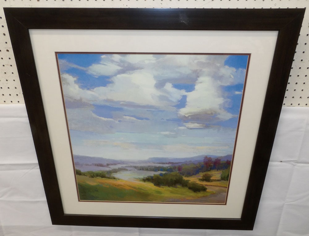 Framed Print: Framed Print . 44" x 34" ALL DESCRIPTIONS AND ANY CONDITION STATEMENT GIVEN BY LANGSTON AUCTION GALLERY ARE STRICTLY OPINIONS AND LANGSTON'S SHALL HAVE NO RESPONSIBILITY FOR ERRORS OR OMISSIONS. THE