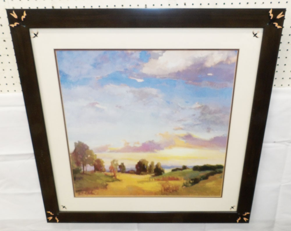 Framed Print: Framed Print . 44" x 34" ALL DESCRIPTIONS AND ANY CONDITION STATEMENT GIVEN BY LANGSTON AUCTION GALLERY ARE STRICTLY OPINIONS AND LANGSTON'S SHALL HAVE NO RESPONSIBILITY FOR ERRORS OR OMISSIONS. THE
