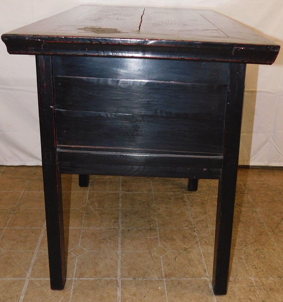 Black Lacquered Oriental Server - 5