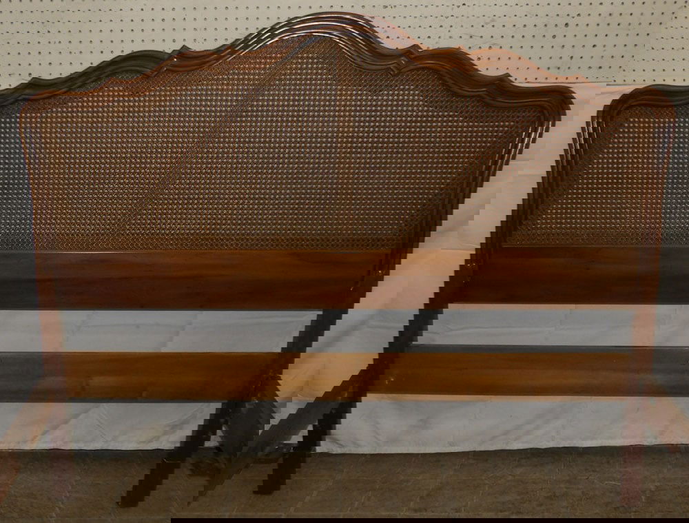 Cherry Queen Size Bed with Rails - 2