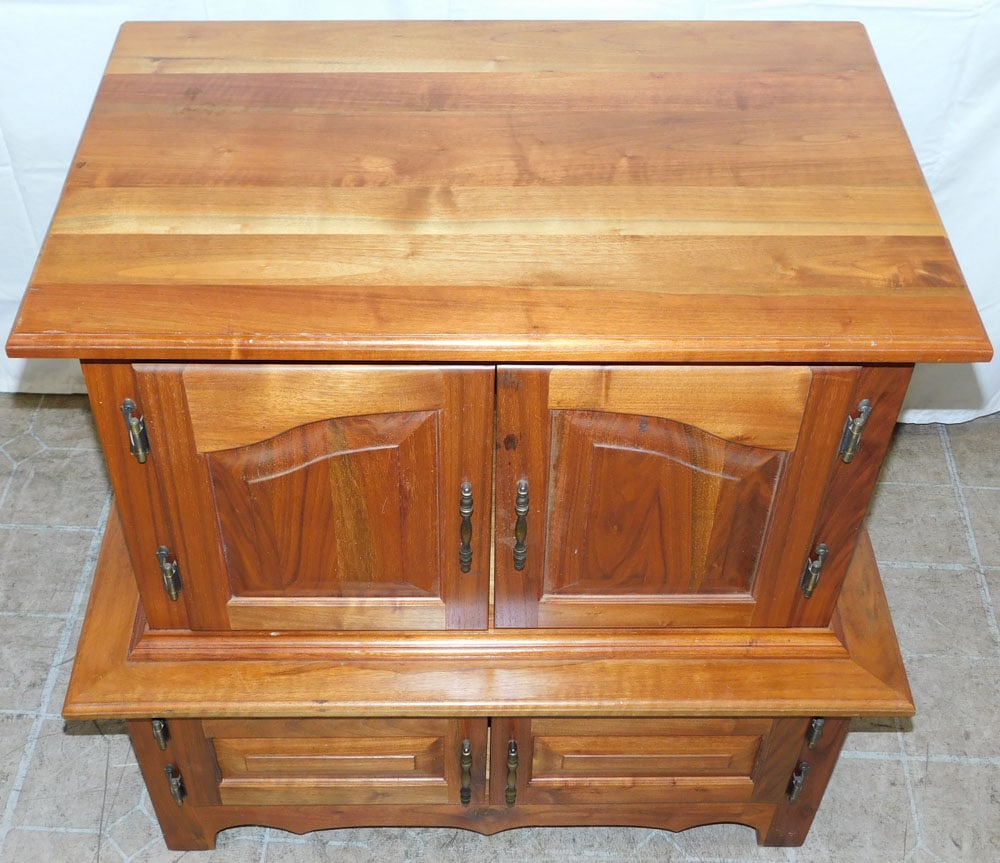 Benchmade Walnut Four Panel Door Cabinet - 2