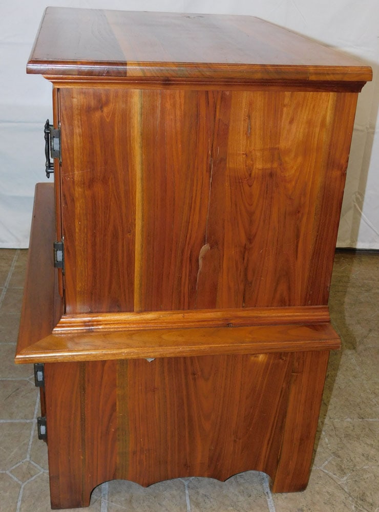 Benchmade Walnut Four Panel Door Cabinet - 4