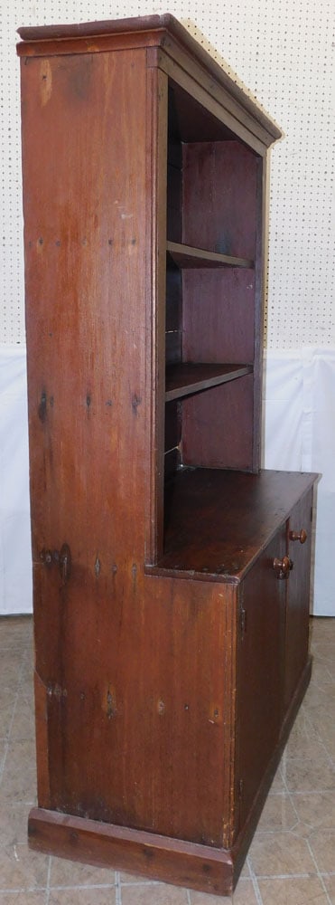 19th Century Pine Step Back Cupboard - 3