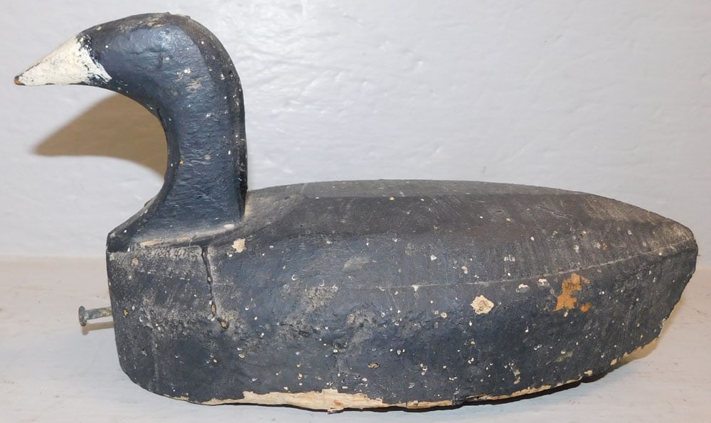 Antique Painted Carved Wood Duck Decoy (1 of 3)