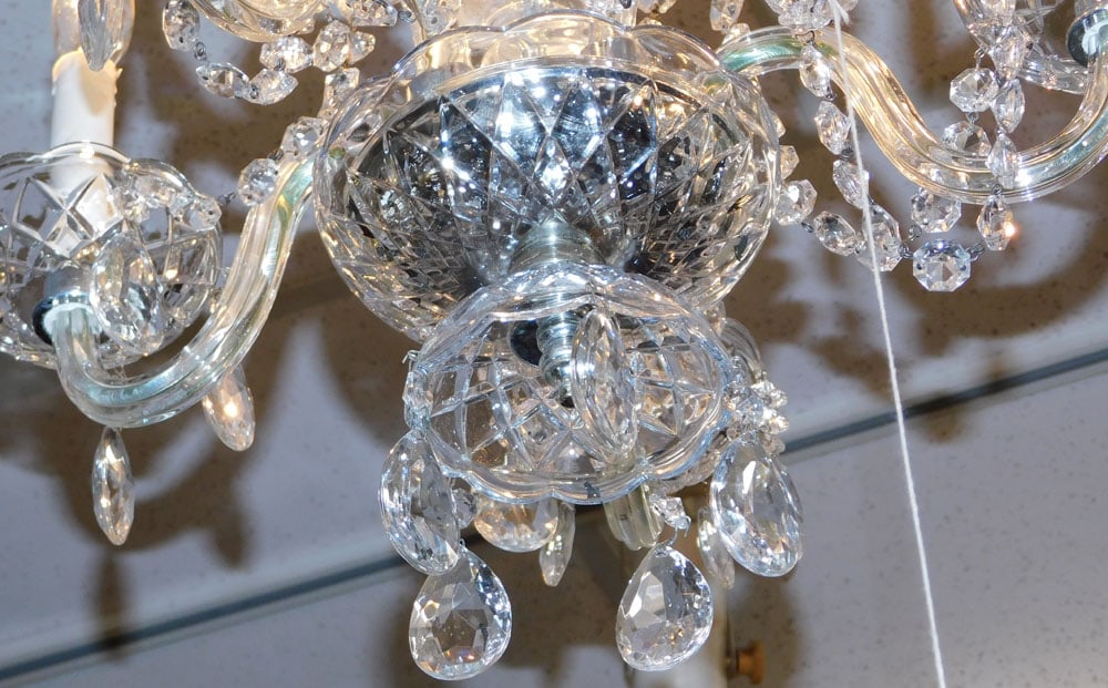 Crystal Five Light Chandelier - 3