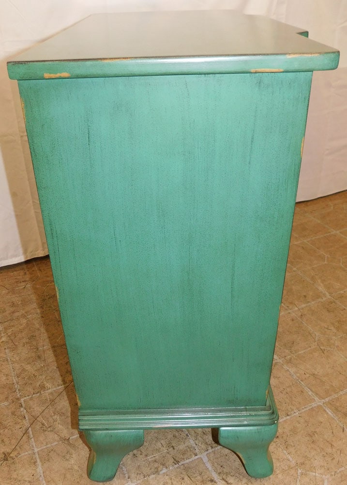 Painted Three Drawer Chest - 5