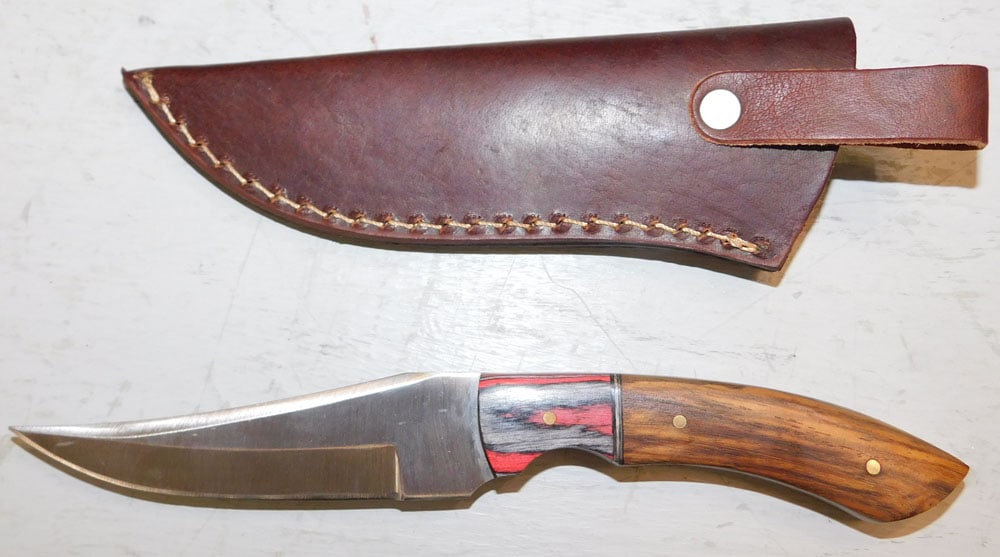 Three Knives, (Two with Leather Sheaths) - 7