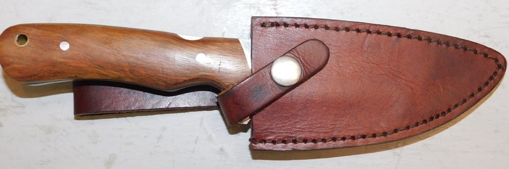 Three Knives, (Two with Leather Sheaths) - 8