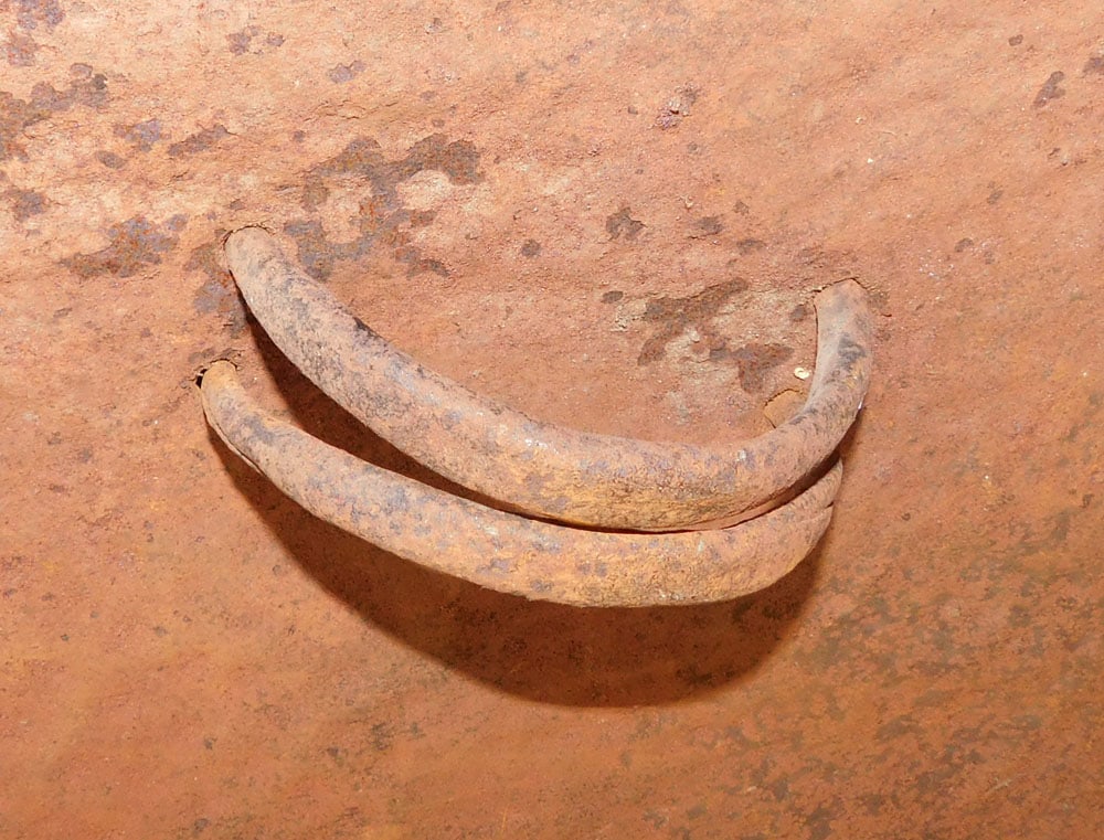 Antique Metal Shield - 4