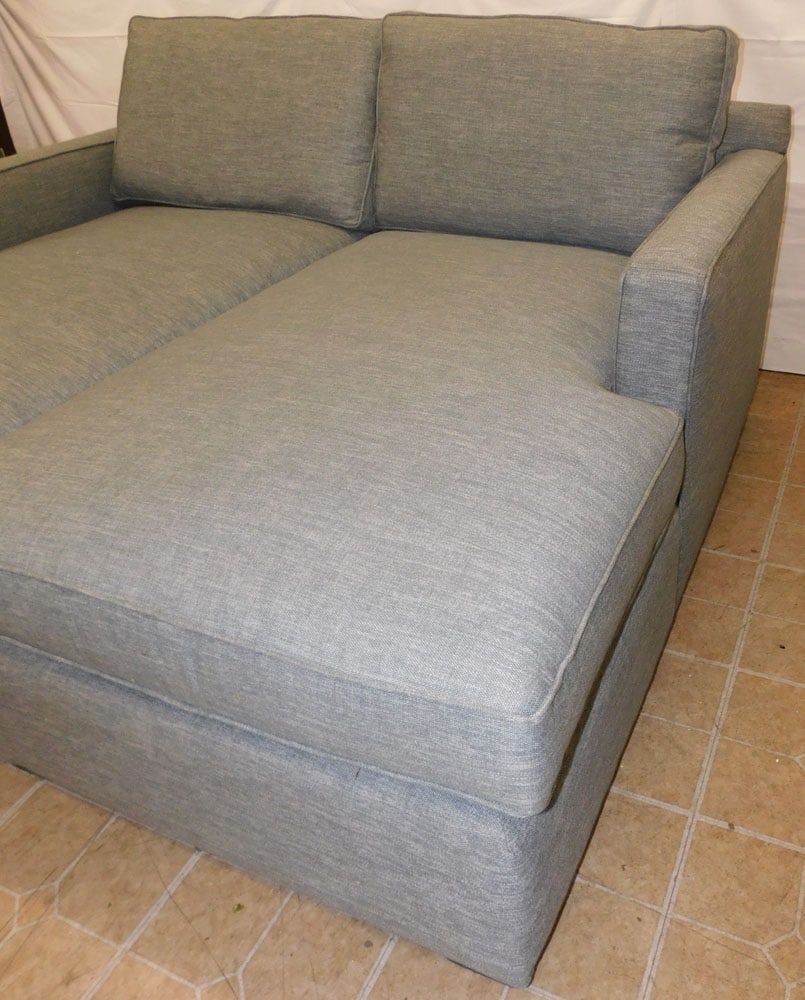 Upholstered Two Section Sofa by Crate & Barrel - 5