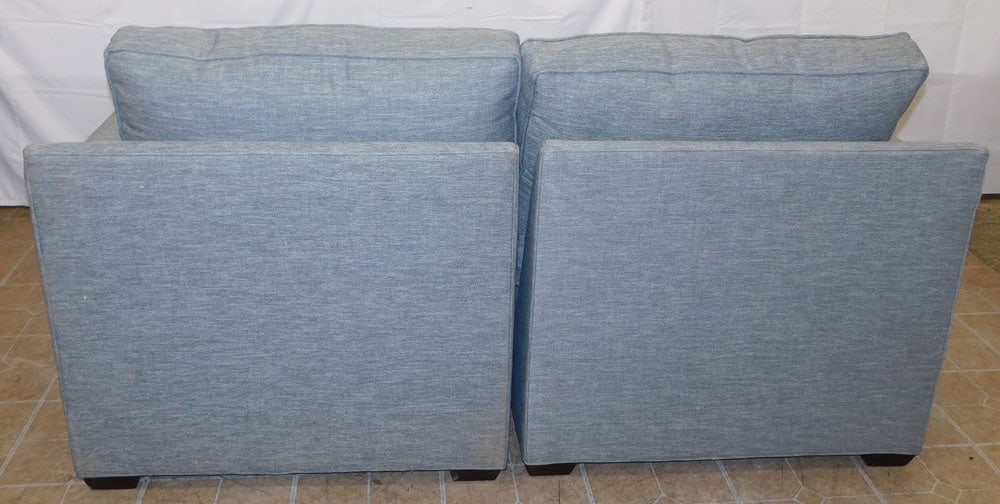 Upholstered Two Section Sofa by Crate & Barrel - 7