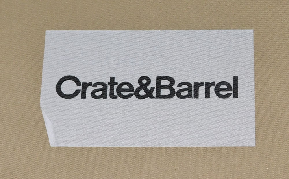 Upholstered Two Section Sofa by Crate & Barrel - 8