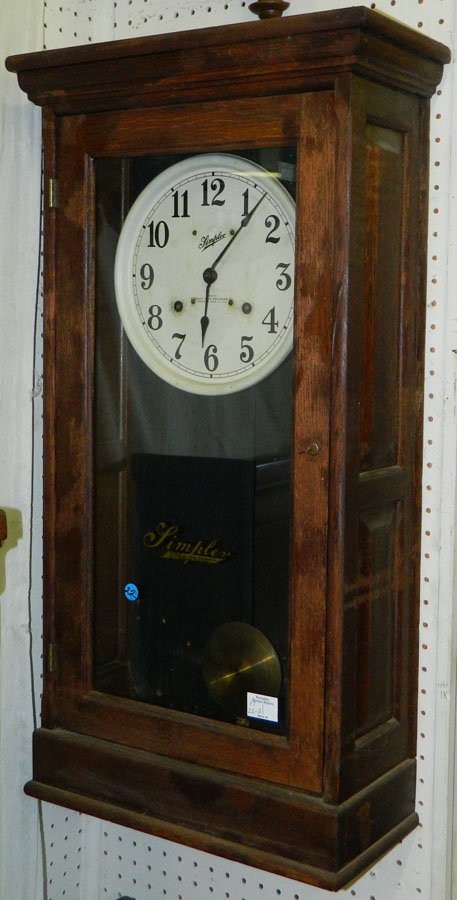Simplex time clock.