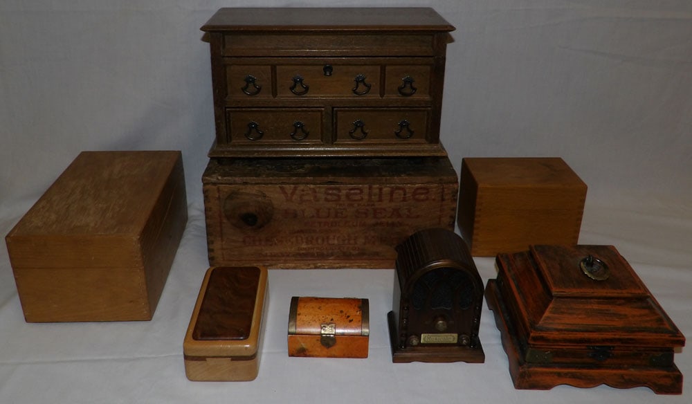 Lot of Wooden Boxes (1 of 11)