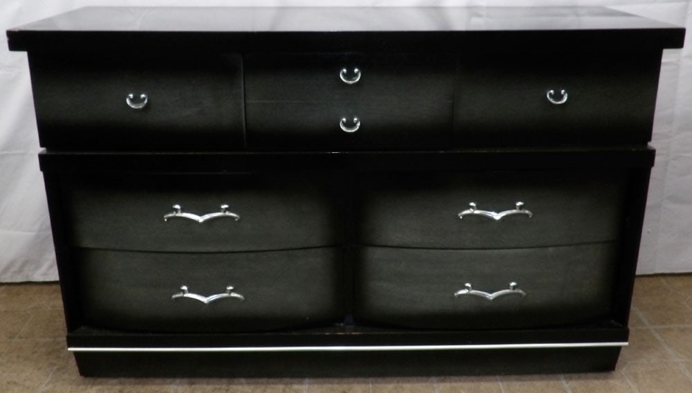 Painted Modern Seven Drawer Chest (1 of 8)