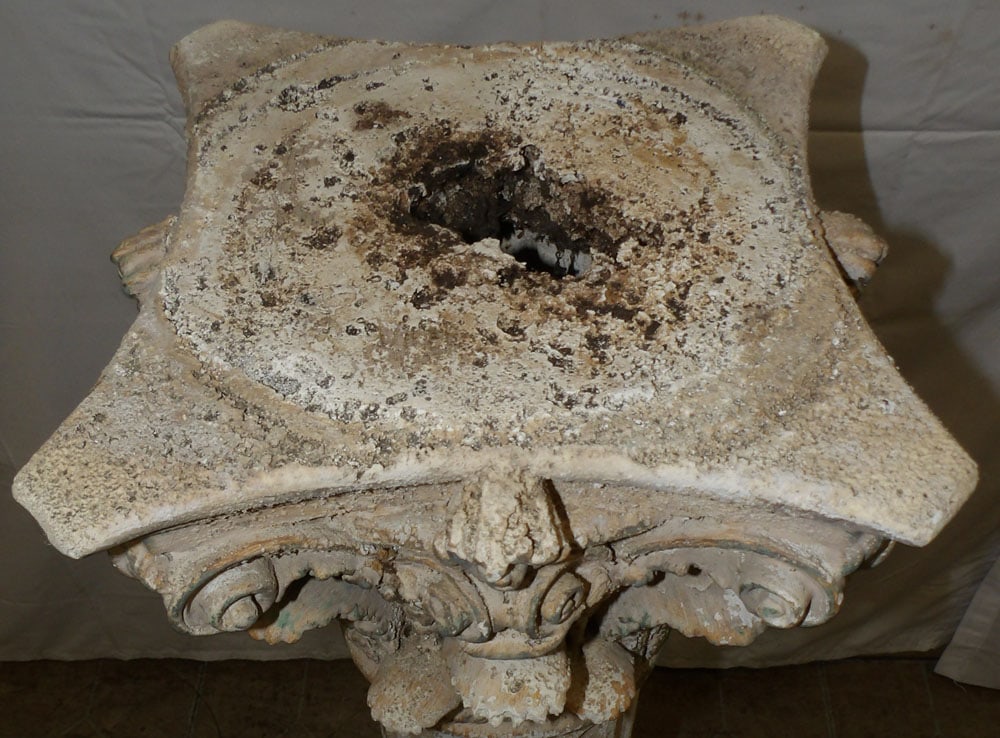 Ceramic Column Form Pedestal - 2