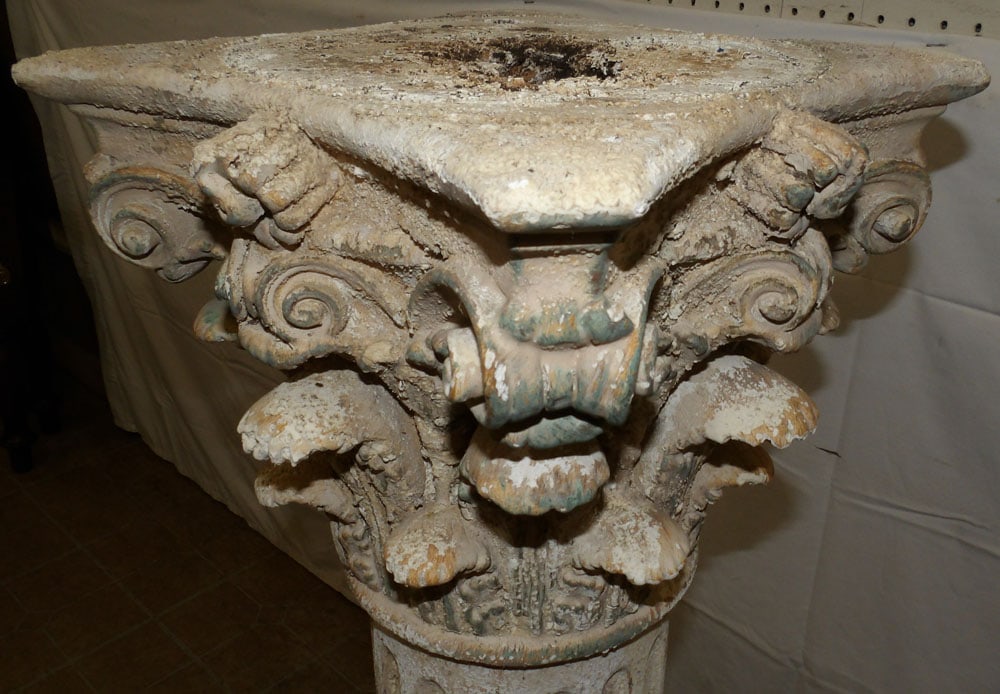 Ceramic Column Form Pedestal - 5