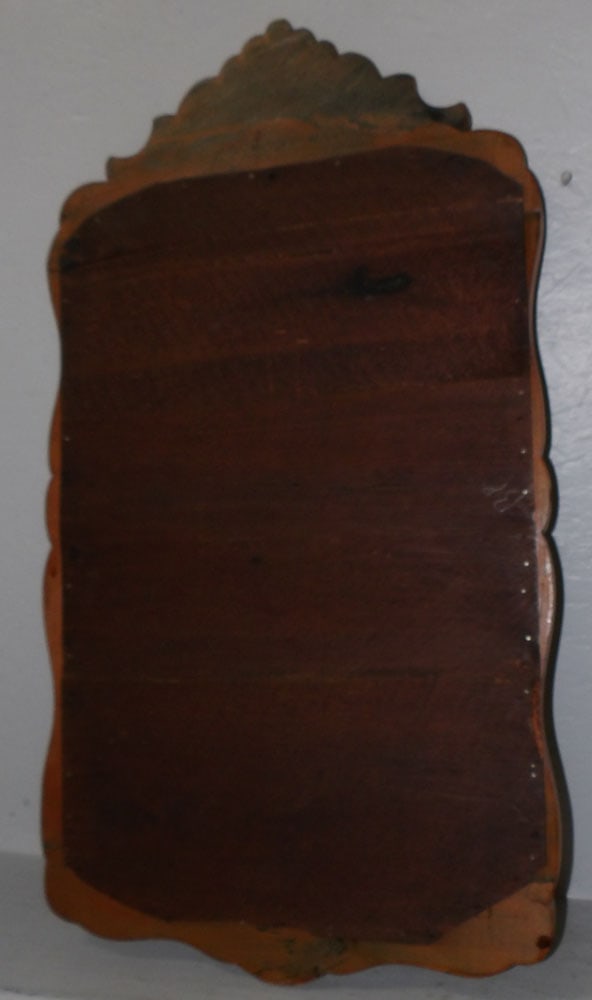 Antique Pine Framed Mirror - 2