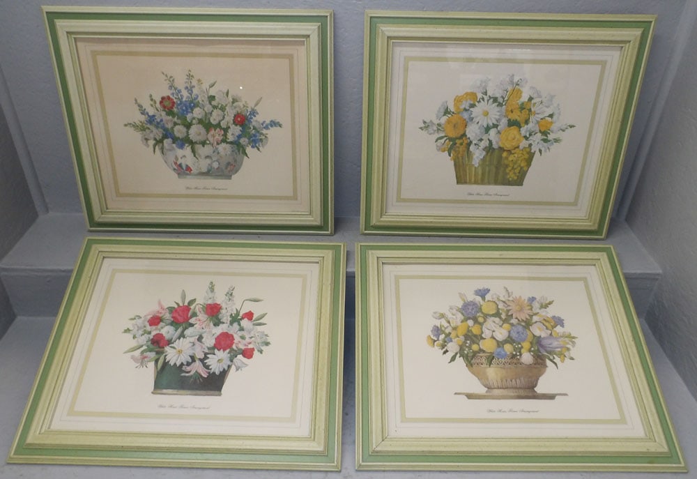 Four Framed Prints: Four Framed Prints . Up to 20 1/2" x 24" "ALL DESCRIPTIONS AND ANY CONDITION STATEMENT GIVEN BY LANGSTON AUCTION GALLERY ARE STRICTLY?OPINIONS?AND LANGSTON'S SHALL HAVE NO RESPONSIBILITY FOR ERRORS OR