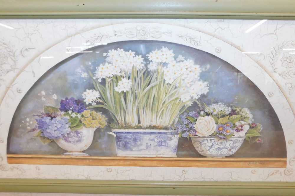 Framed Print & Painted Panel - 2